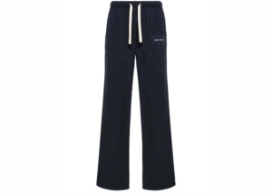 Palm Angels Mid-Rise Straight-Leg Trousers Midnight Blauw
