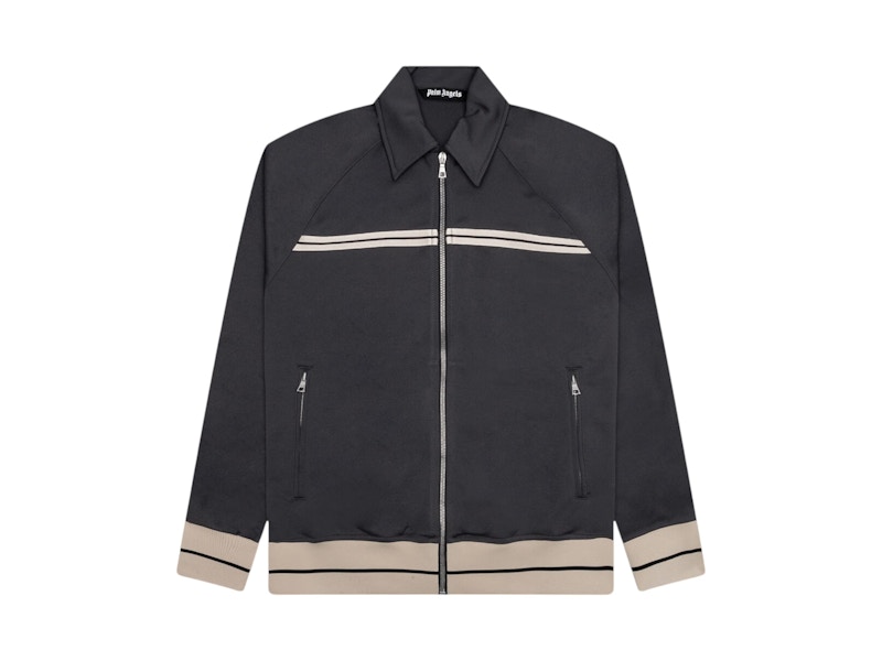 Palm Angels Mini Tape Track Jacket Dark Grijs