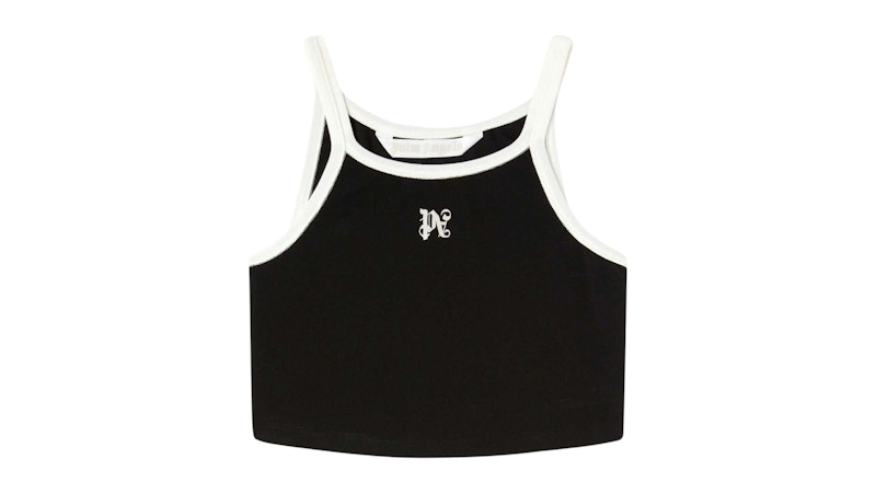 Palm Angels Monogram Logo Tank Top Zwart