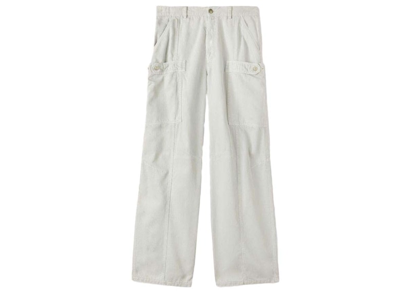 Palm Angels Monogram Pockets Pants Light Grijs
