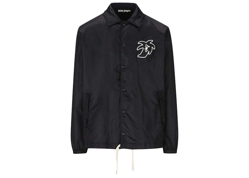 Palm Angels Nylon Jacket Zwart