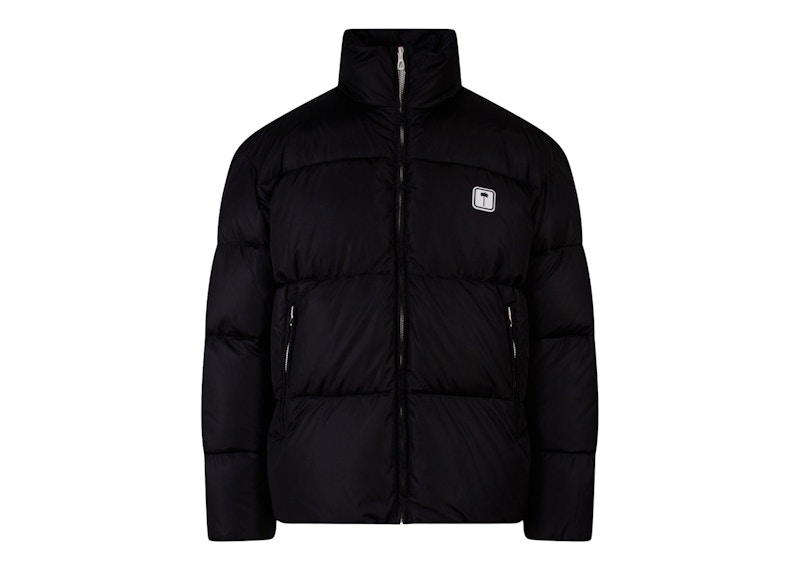 Palm Angels PXP Patch PA Logo Print Jacket Zwart