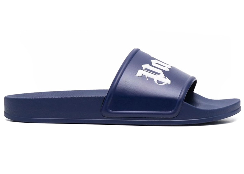 Palm Angels Pool Slides Blauw