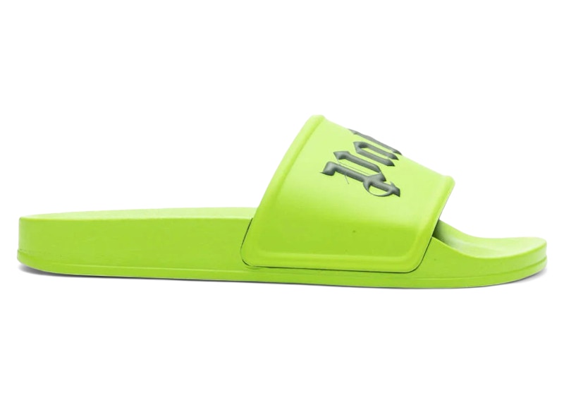 Palm Angels Pool Slides Light Groen