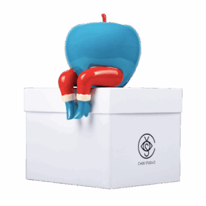 Parra An Apple On The Edge Ceramic Figure Multi