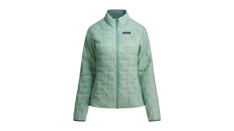 Patagonia W’S Micro Puff Short Down Jacket Light Blauw