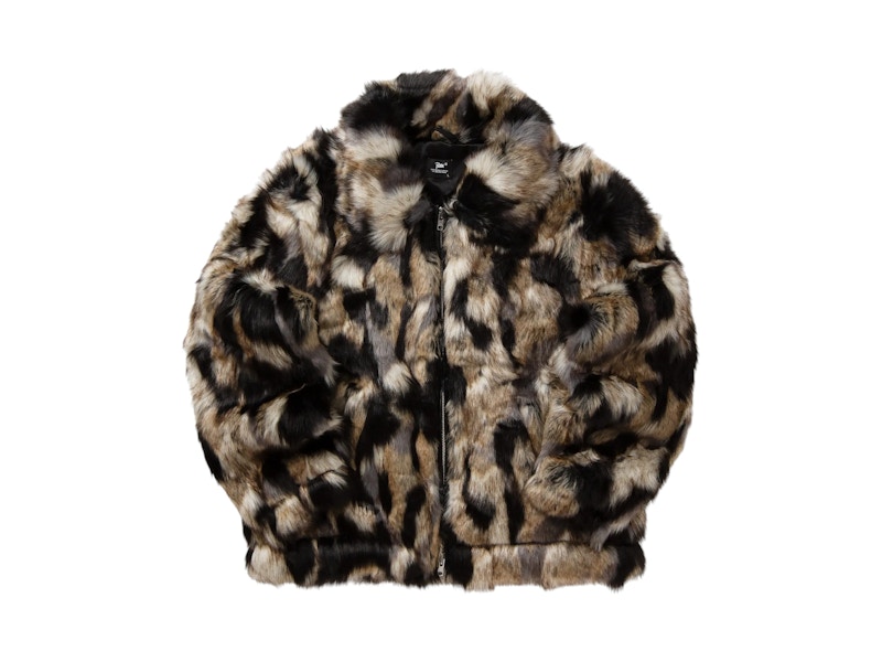 Patta Faux Fur Patchwork Jacket Multi Multicolor