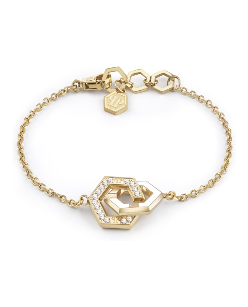 Philipp Plein Legacy Cable Chain Bracelet Goud