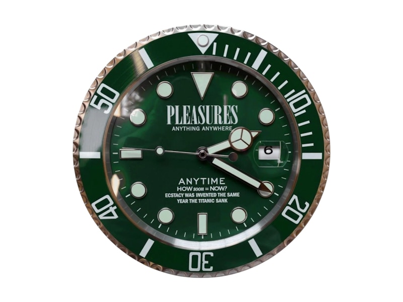 Pleasures Anytime Clock Groen
