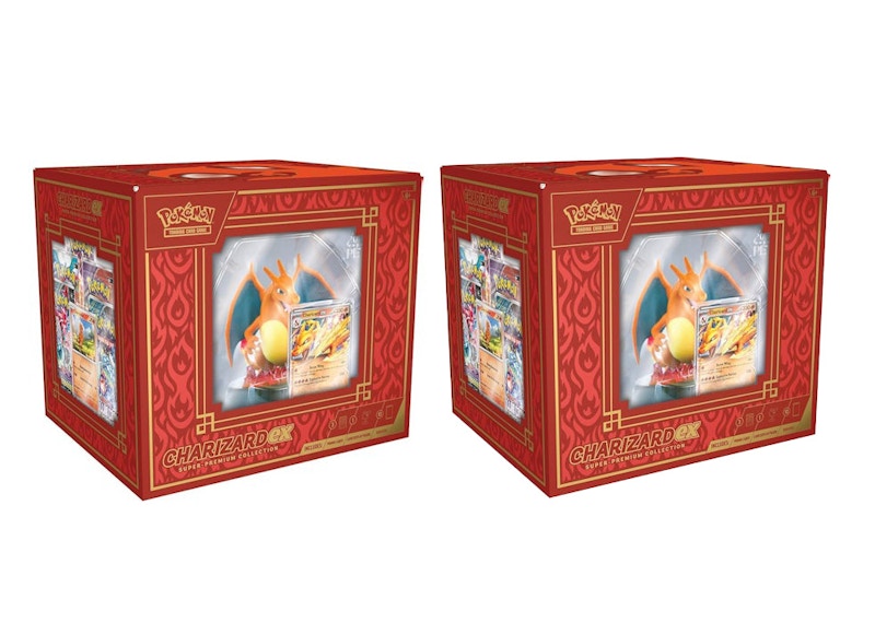 Pokémon Charizard EX Super Premium Collection Box 2x Lot