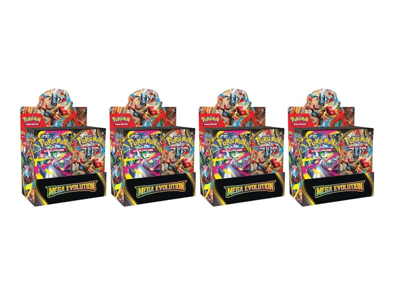 Pokémon Mega Evolution Base Set Booster Box 4x Lot
