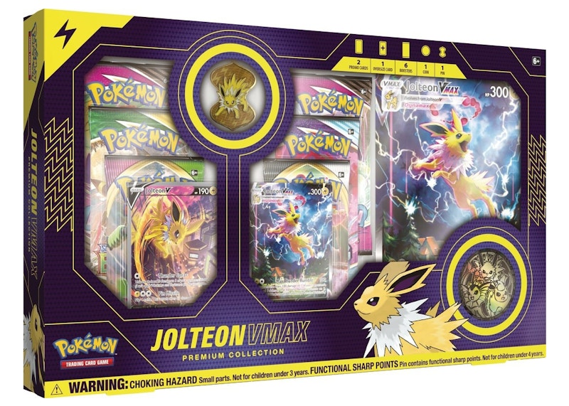 Pokémon TCG Jolteon V VMAX Premium Collection Box