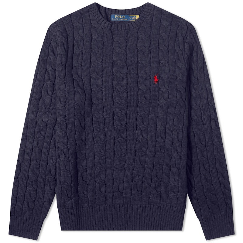 Polo Ralph Lauren Classics LS Pullover Hunter Marineblauw