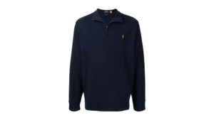 Polo Ralph Lauren L/S Estate Rib 1/2 Zip Pullover Cruise Marineblauw