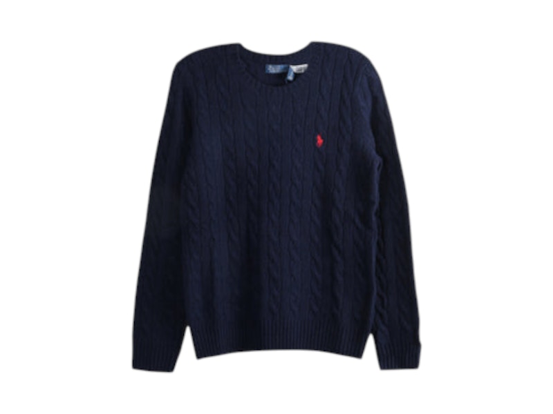Polo Ralph Lauren Long Sleeve Pullover Hunter Marineblauw