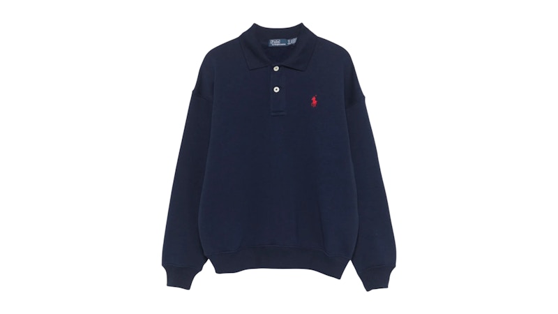 Polo Ralph Lauren Women’s Collar Fleece Pullover Blauw