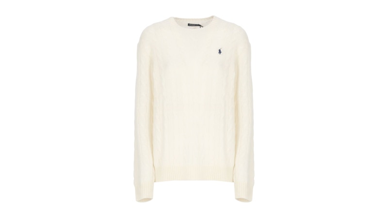 Polo Ralph Lauren Women’s L/S Crew Neck Pullover Authentic Creme