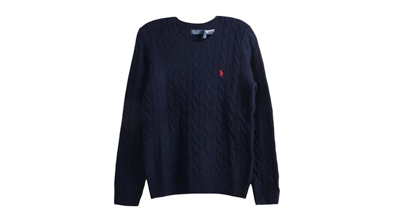 Polo Ralph Lauren Women’s L/S Pullover Hunter Marineblauw