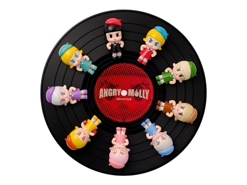 Pop Mart Angry Molly Long Play 9 Mini Figure Set