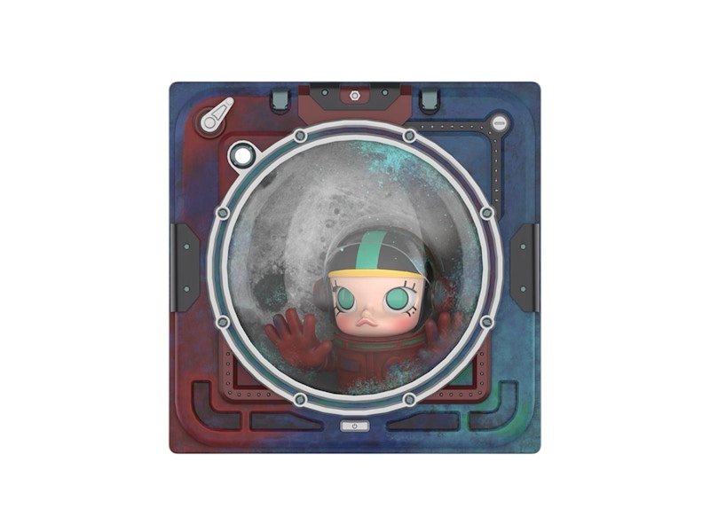 Pop Mart MEGA SPACE MOLLY Hello Moon “In Space” 3D Painting