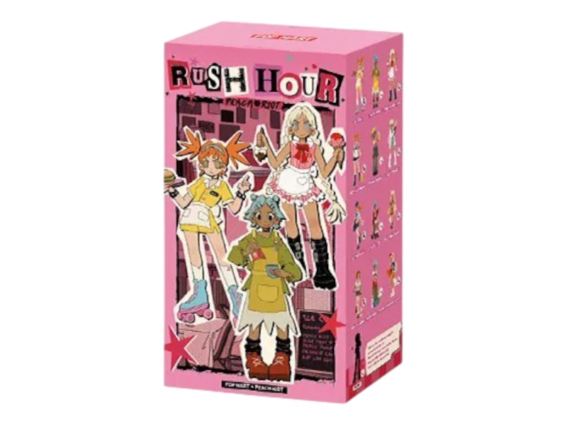 Pop Mart Peach Riot Rush Hour Series Figures Single Blind Box