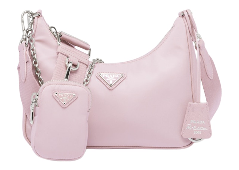 Prada 2005 Shoulder Bag Alabaster Roze