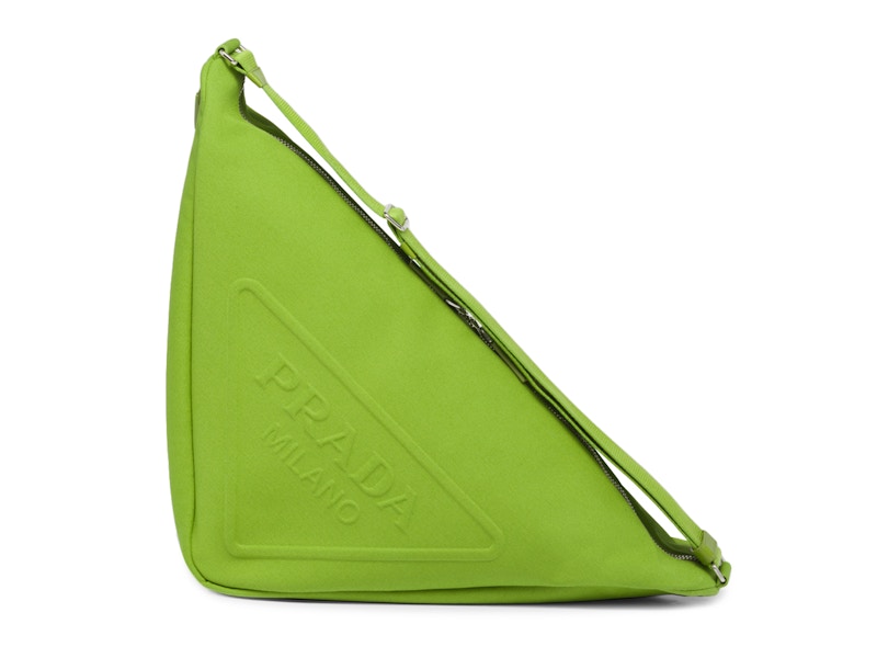 Prada Canvas Triangle Bag Fern Groen
