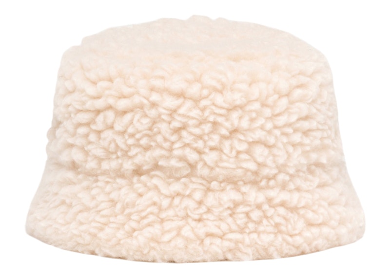 Prada Cashmere Bucket Hat Natural