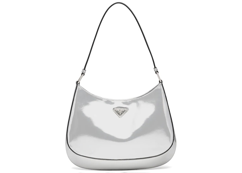 Prada Cleo Shoulder Bag Zilver