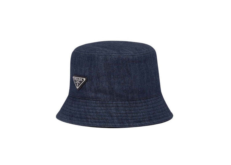 Prada Bucket Hat Blauw