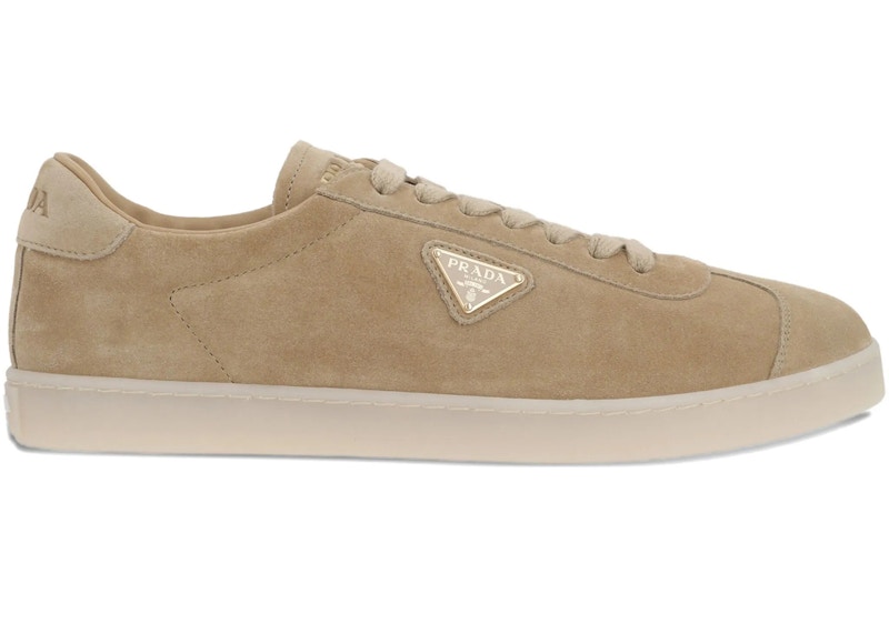 Prada Lane Suede Sand Creme