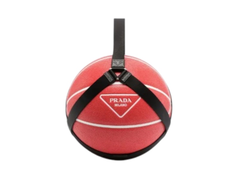 Prada Logo Print Basketball
