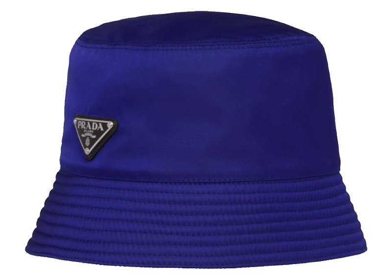 Prada Nylon Bucket Hat Violet Paars