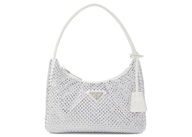 Prada Re-Edition 2000 Crystal Mini Bag Wit