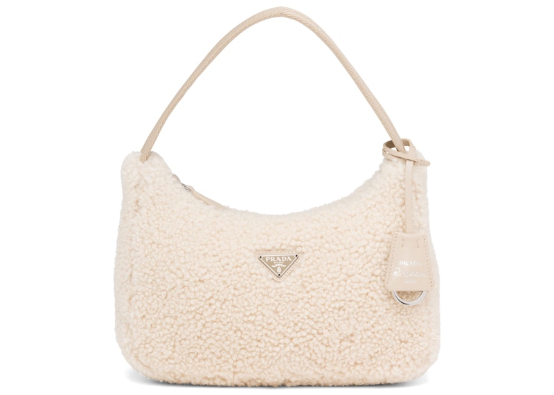 Prada Re-Edition 2000 Mini Bag Ecru Creme