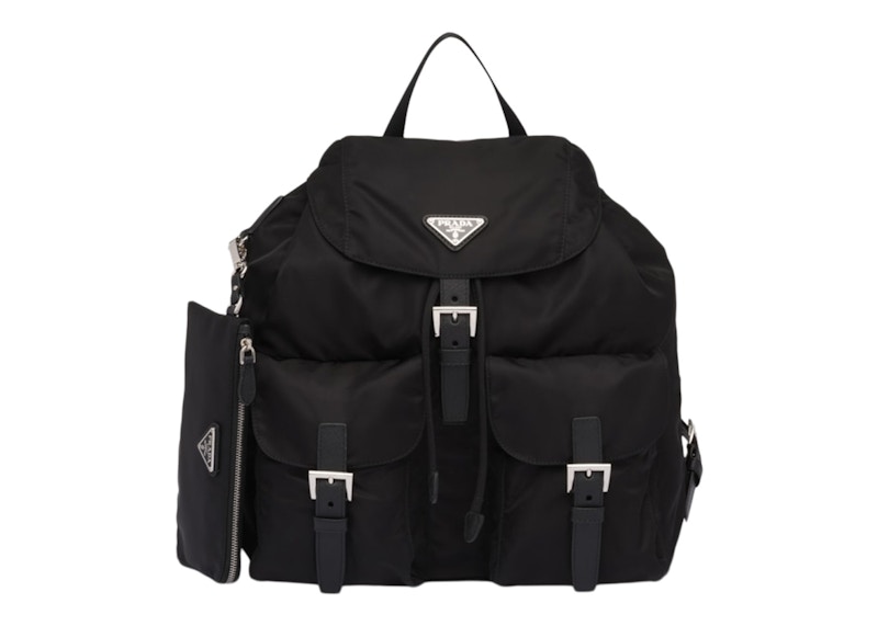 Prada Re-Nylon Backpack Medium Zwart