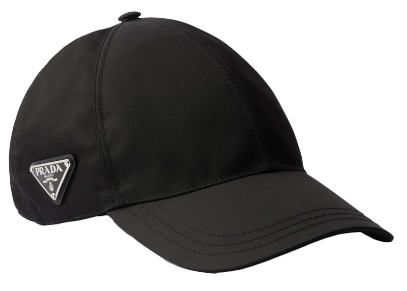 Prada Re-Nylon Baseball Cap Zwart