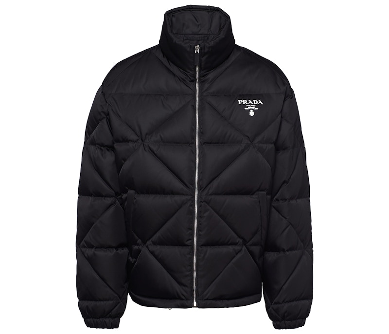 Prada Re-Nylon Down Jacket Zwart