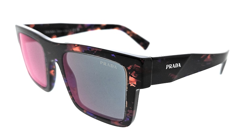 Prada Rectangle Sunglasses Abstract Oranje