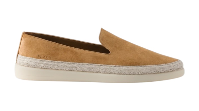 Prada Suede Loafer Cinnamon
