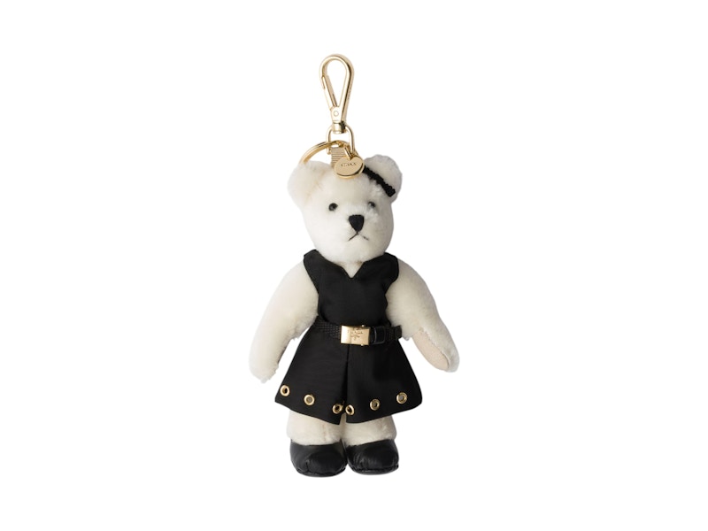 Prada Teddy Charm Large Keychain Wit