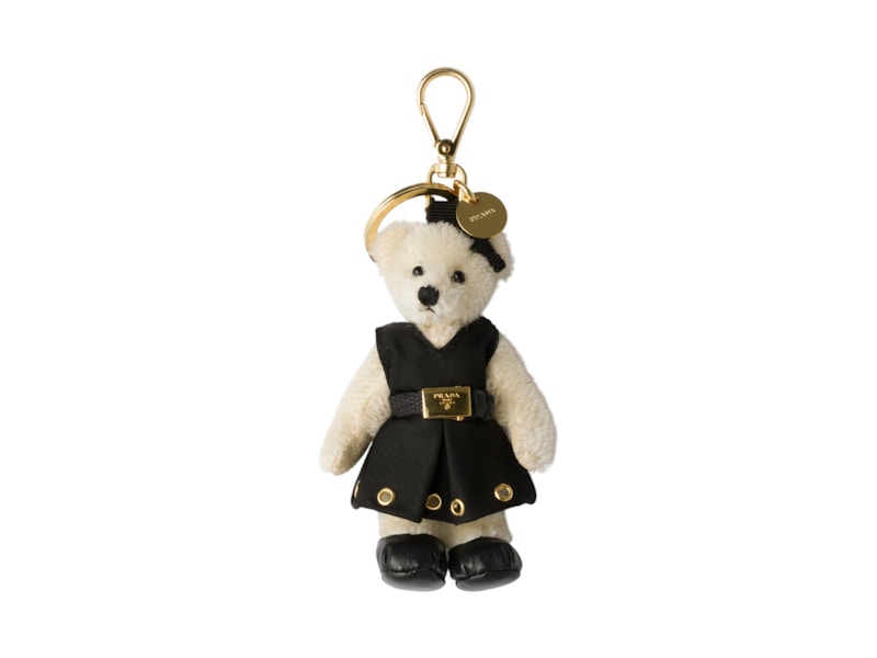 Prada Teddy Charm Small Keychain Wit