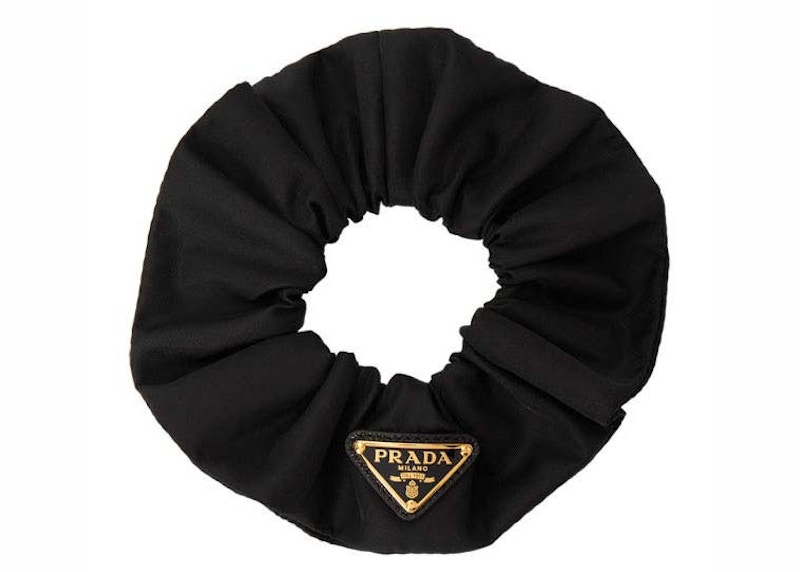 Prada Prada Re-Nylon Scrunchie Zwart