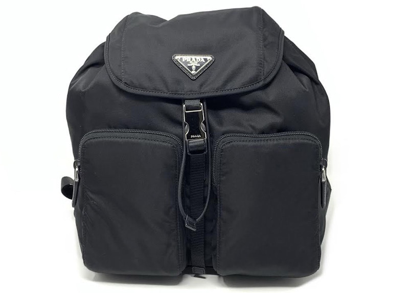 Prada Zaino Backpack Nylon Zwart