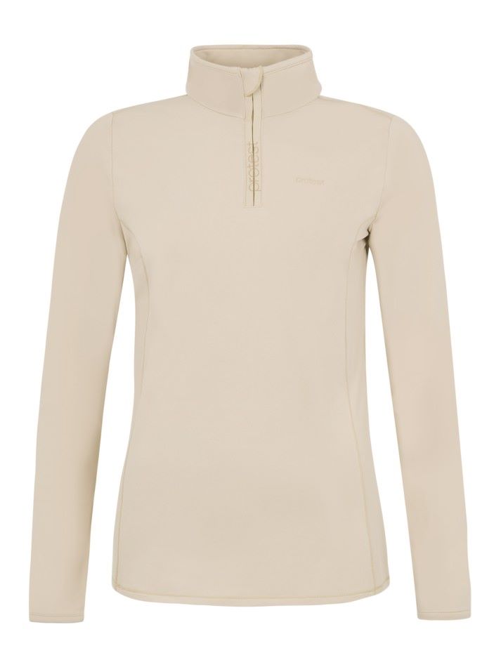 Protest Womens Refabriz 1/4 Zip Top Beige
