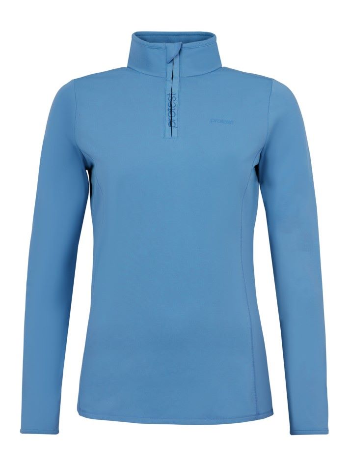 Protest Womens Refabriz 1/4 Zip Top Bleu | 901 Galaxy