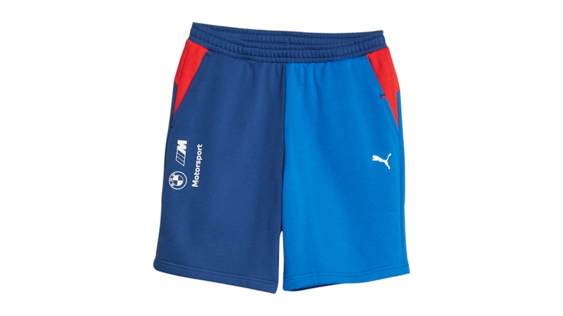 Puma BMW MMS Essentials Fleece Shorts Blauw