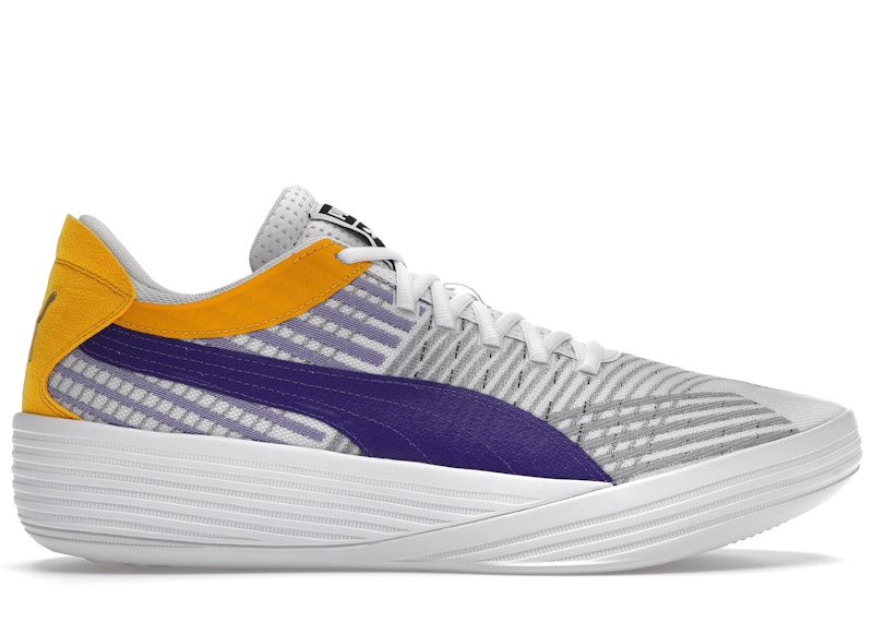 Puma Clyde All-Pro Low Lakers Wit