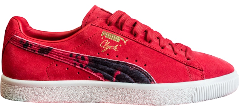 Puma Clyde Packer Shoes Cow Suit Rood