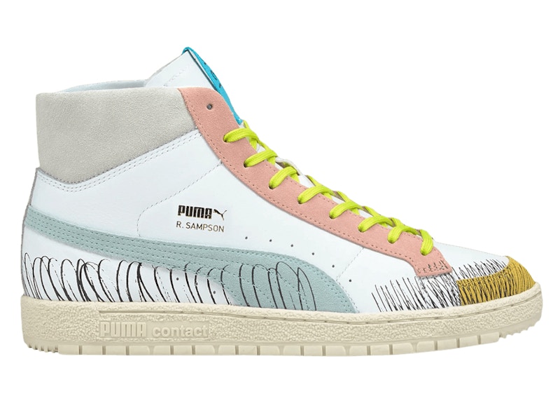 Puma Ralph Sampson 70 Mid Michael Lau Scribble Blauw